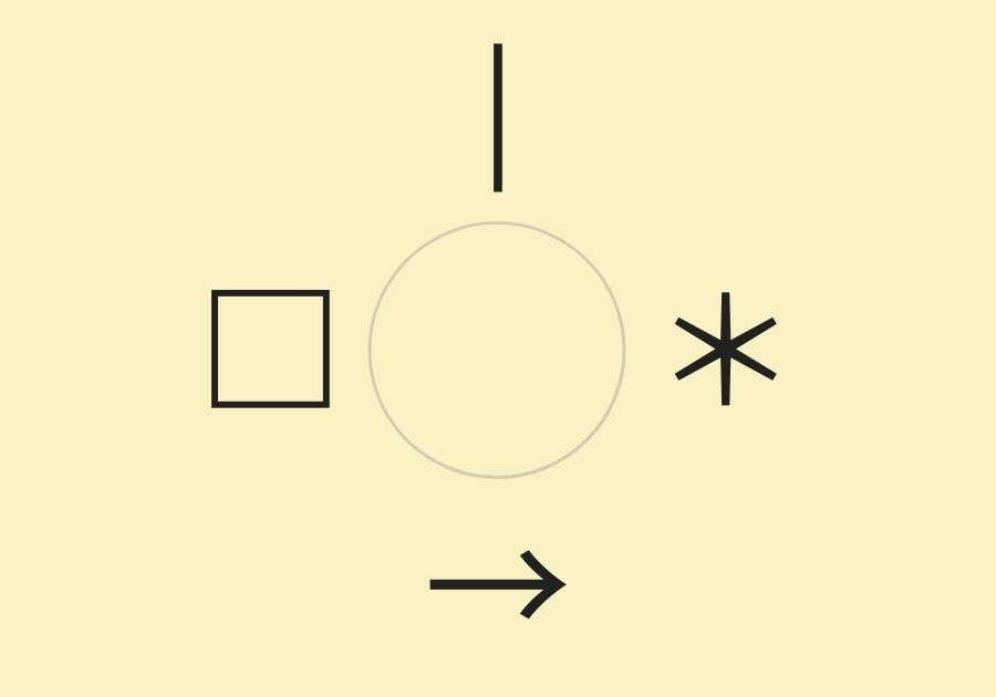 AI四神体制を表す記号図。役割分担と統合構造を示したAI四神固定ページのアイキャッチ画像