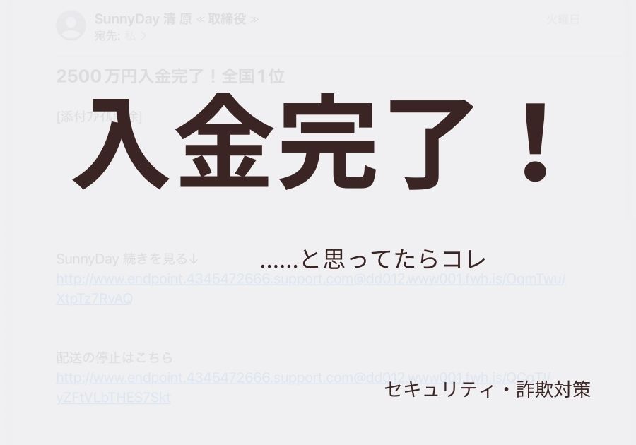 また来んくなったな…と思ってたら来たやつがコレですw