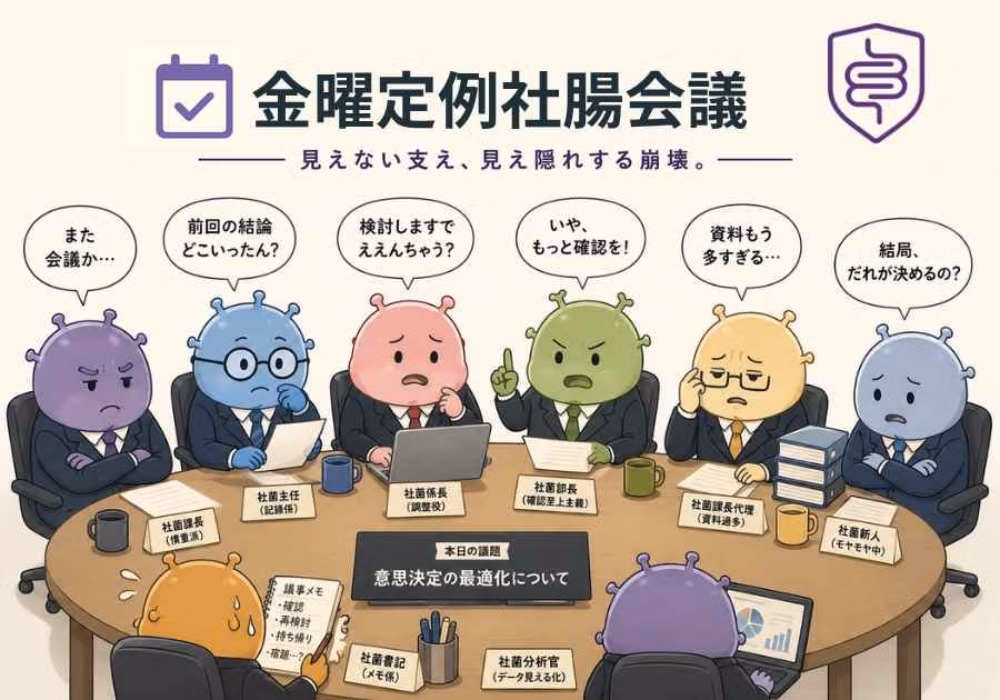 📅金曜定例社腸会議｜情報を増やすほど、何も伝わらへん