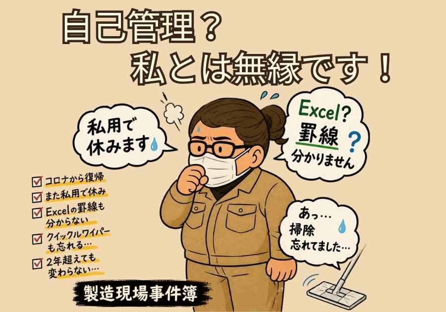 自己管理？私とは無縁です！（新人）