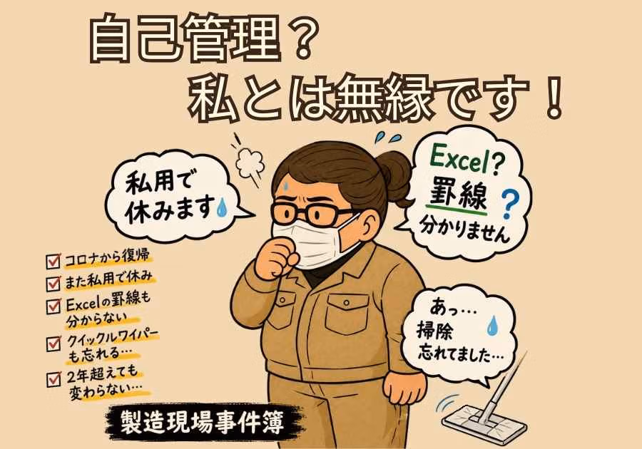自己管理？私とは無縁です！（新人）